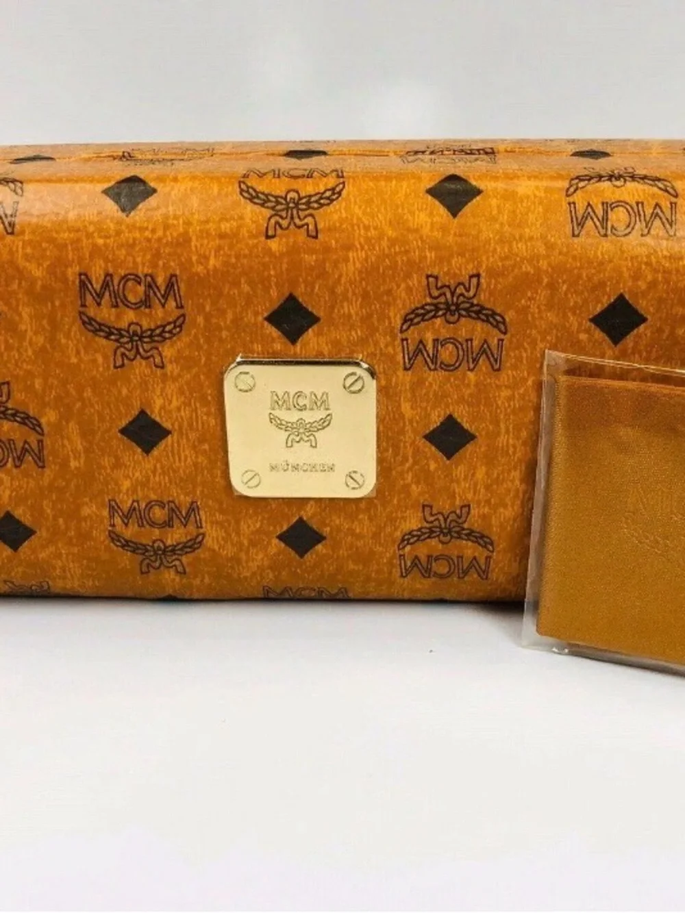 Authentic MCM MCM2146 Eyeglass Frames Black Silver 52-20-140 w/ Case